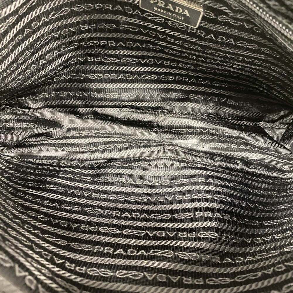 Prada Tessuto Nylon Shoulder Bag, Black, Women's - Picture 4 of 10